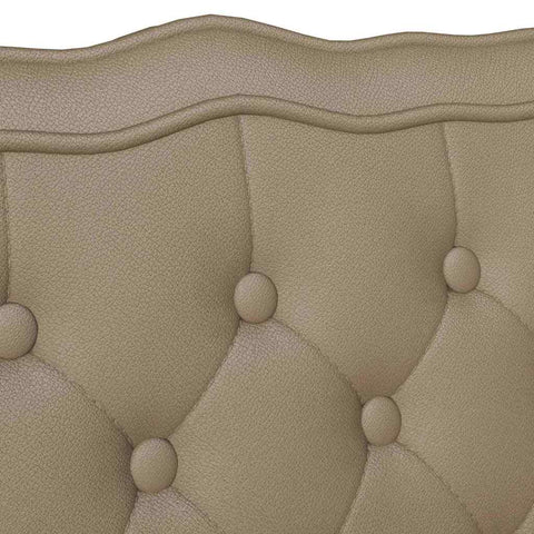 vidaXL Bench Cappuccino 119.5 x 64.5 x 75 cm Faux Leather