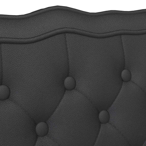 vidaXL Bench Black 119.5 x 64.5 x 75 cm Faux Leather