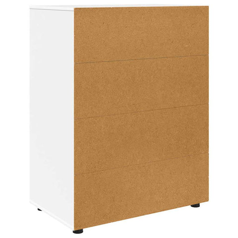 vidaXL Storage Cabinets 2 pcs White 80 x 48 x 105 cm Engineered Wood