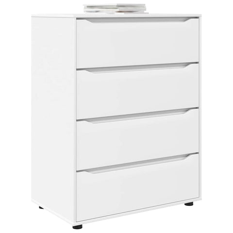 vidaXL Storage Cabinets 2 pcs White 80 x 48 x 105 cm Engineered Wood