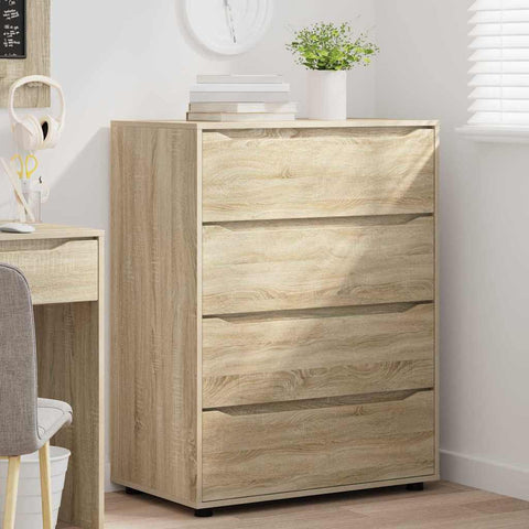 vidaXL Storage Cabinets 2 pcs Sonoma Oak 80 x 48 x 105 cm