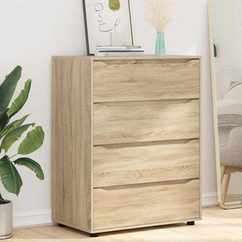 vidaXL Storage Cabinets 2 pcs Sonoma Oak 80 x 48 x 105 cm