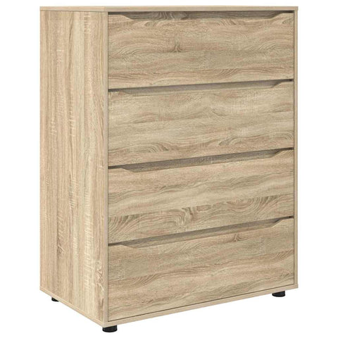 vidaXL Storage Cabinets 2 pcs Sonoma Oak 80 x 48 x 105 cm