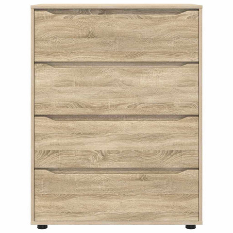 vidaXL Storage Cabinets 2 pcs Sonoma Oak 80 x 48 x 105 cm