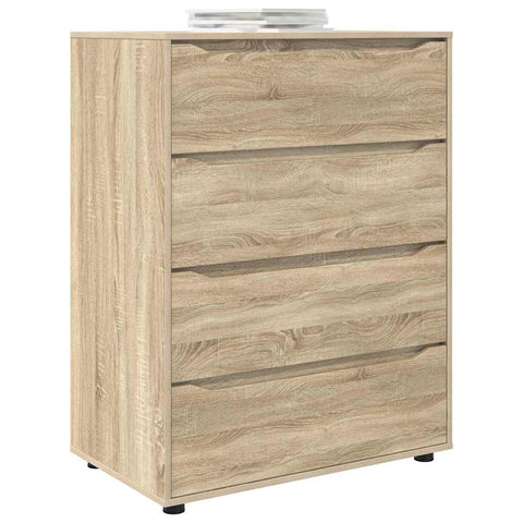 vidaXL Storage Cabinets 2 pcs Sonoma Oak 80 x 48 x 105 cm