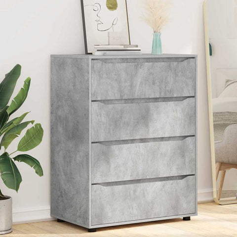 vidaXL Storage Cabinets 2 pcs Concrete Grey 80 x 48 x 105 cm