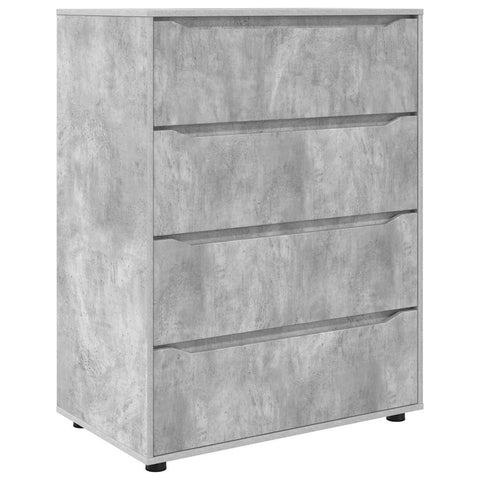 vidaXL Storage Cabinets 2 pcs Concrete Grey 80 x 48 x 105 cm