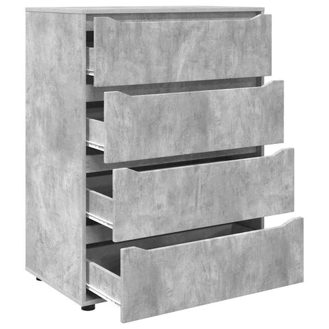 vidaXL Storage Cabinets 2 pcs Concrete Grey 80 x 48 x 105 cm