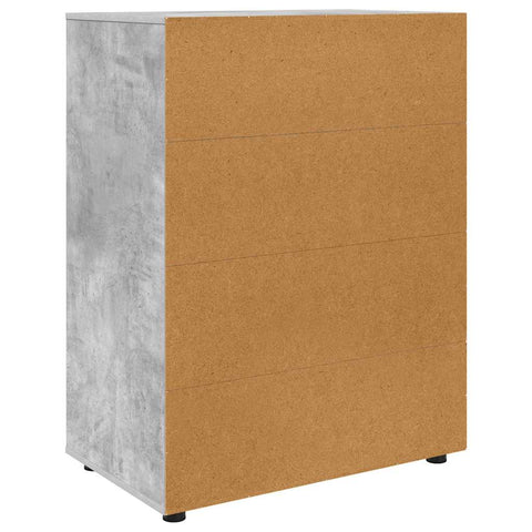 vidaXL Storage Cabinets 2 pcs Concrete Grey 80 x 48 x 105 cm