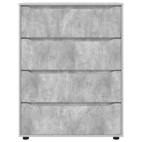 vidaXL Storage Cabinets 2 pcs Concrete Grey 80 x 48 x 105 cm
