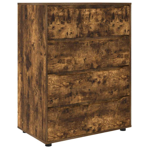 vidaXL Storage Cabinets 2 pcs Smoked Oak 80 x 48 x 105 cm
