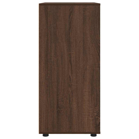 vidaXL Storage Cabinets 2 pcs Brown Oak 80 x 48 x 105 cm