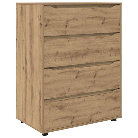 vidaXL Storage Cabinets 2 pcs Artisan Oak 80 x 48 x 105 cm