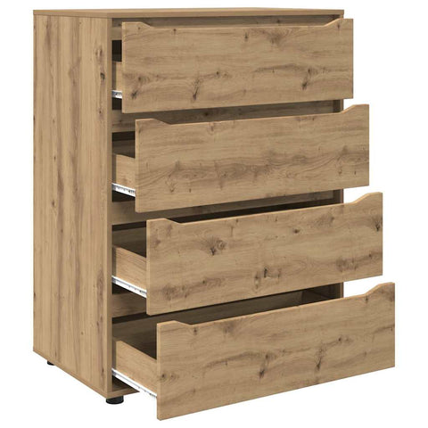 vidaXL Storage Cabinets 2 pcs Artisan Oak 80 x 48 x 105 cm