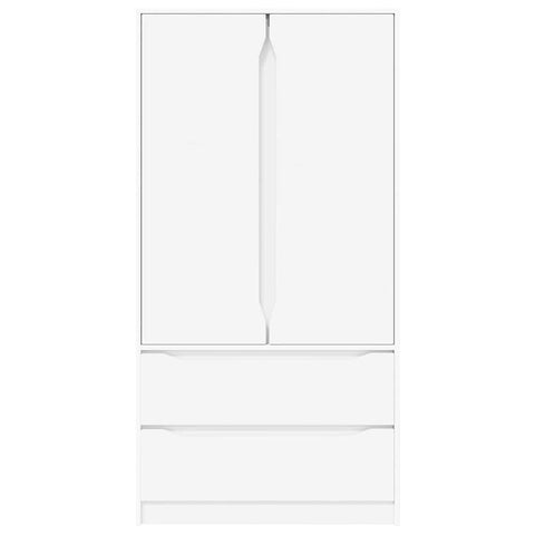 vidaXL Bathroom Cabinet White 79.5 x 49 x 156 cm Engineered Wood