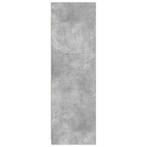 vidaXL Bathroom Cabinet with Drawer Concrete Grey 79.5 x 49 x 156 cm