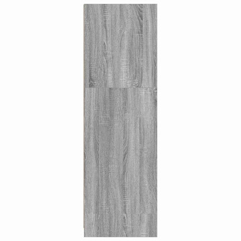 vidaXL Bathroom Cabinet Grey Sonoma 79.5 x 49 x 156 cm Engineered Wood
