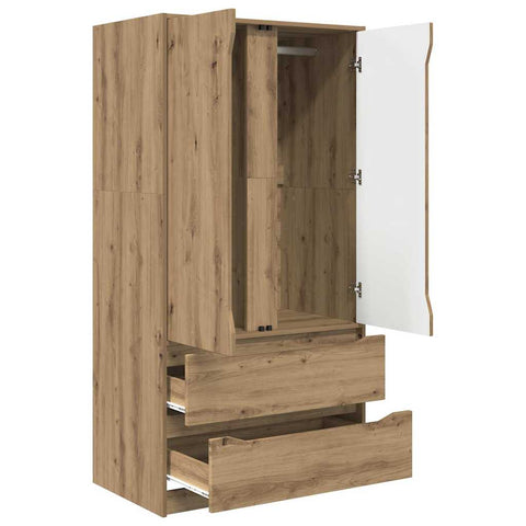 vidaXL Bathroom Cabinet Artisan Oak 79.5 x 49 x 156 cm Engineered Wood