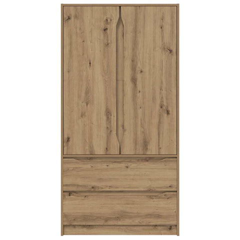 vidaXL Bathroom Cabinet Artisan Oak 79.5 x 49 x 156 cm Engineered Wood