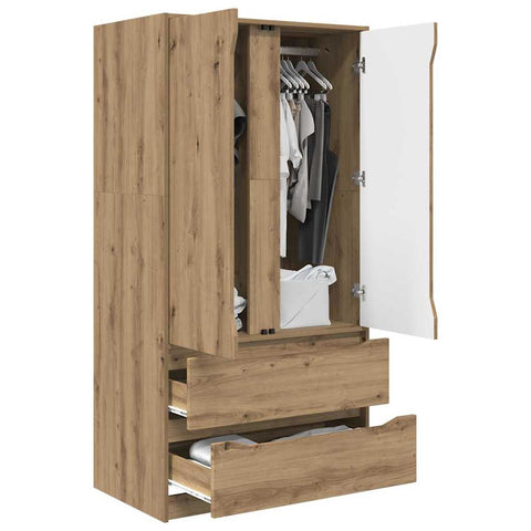 vidaXL Bathroom Cabinet Artisan Oak 79.5 x 49 x 156 cm Engineered Wood