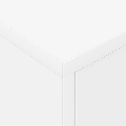 vidaXL Bedside Table 2 pcs White 40.5 x 40 x 48 cm Engineered Wood