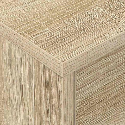 vidaXL Bedside Table Sonoma Oak 40.5 x 40 x 48 cm Engineered Wood