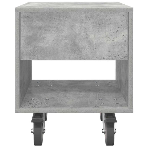 vidaXL Bedside Table Concrete Grey 40.5 x 40 x 48 cm Engineered Wood