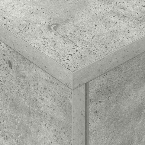 vidaXL Bedside Table 2 pcs Concrete Grey 40.5 x 40 x 48 cm