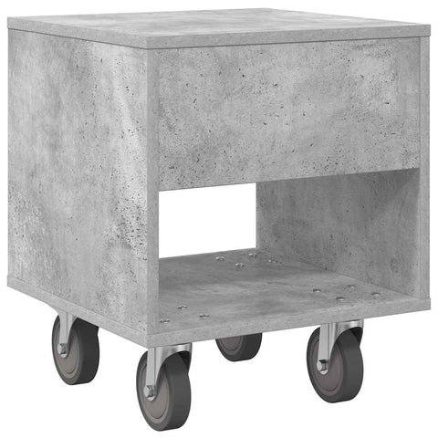vidaXL Bedside Table 2 pcs Concrete Grey 40.5 x 40 x 48 cm