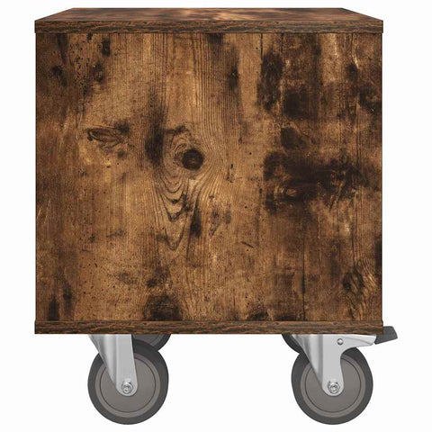 vidaXL Bedside Table 2 pcs Smoked Oak 40.5 x 40 x 48 cm