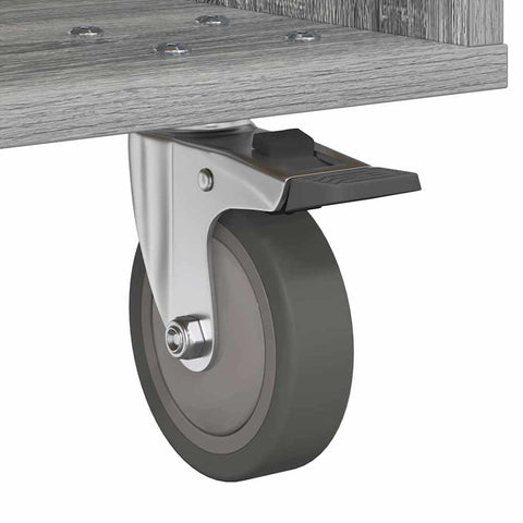 vidaXL Bedside Table Grey Sonoma 40.5 x 40 x 48 cm Engineered Wood