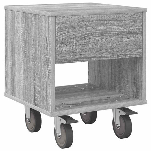vidaXL Bedside Table 2 pcs Grey Sonoma 40.5 x 40 x 48 cm