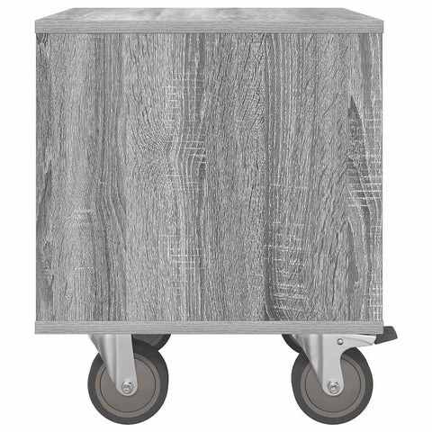 vidaXL Bedside Table 2 pcs Grey Sonoma 40.5 x 40 x 48 cm