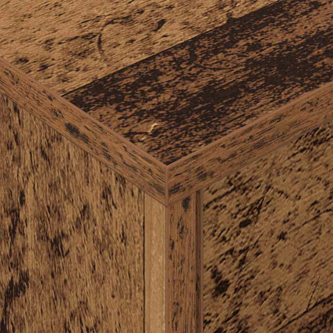 vidaXL Bedside Table 2 pcs Old Wood 40.5 x 40 x 48 cm Engineered Wood