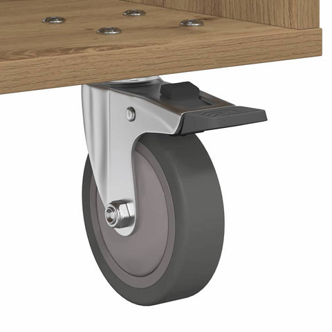 vidaXL Bedside Table 2 pcs Artisan Oak 40.5 x 40 x 48 cm