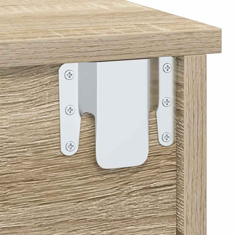 vidaXL Bedside Table Sonoma Oak 40 x 31 x 15 cm Engineered Wood