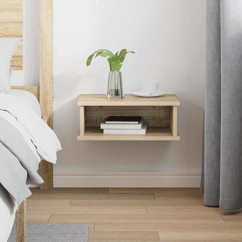 vidaXL Bedside Table Sonoma Oak 40 x 31 x 15 cm Engineered Wood