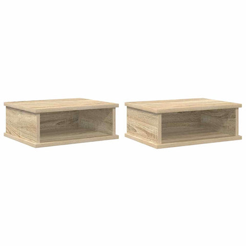 vidaXL Bedside Table 2 pcs Sonoma Oak 40 x 31 x 15 cm Engineered Wood