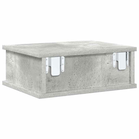 vidaXL Bedside Table 2 pcs Concrete Grey 40 x 31 x 15 cm