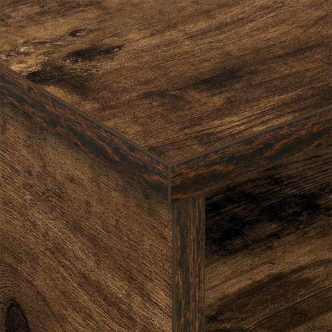 vidaXL Bedside Table Smoked Oak 40 x 31 x 15 cm Engineered Wood