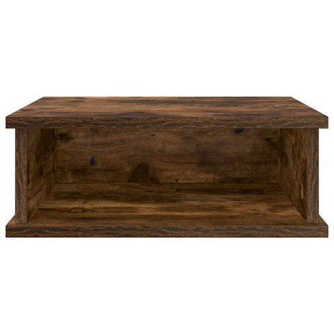 vidaXL Bedside Table Smoked Oak 40 x 31 x 15 cm Engineered Wood