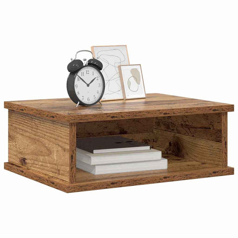 vidaXL Bedside Table Old Wood 40 x 31 x 15 cm Engineered Wood