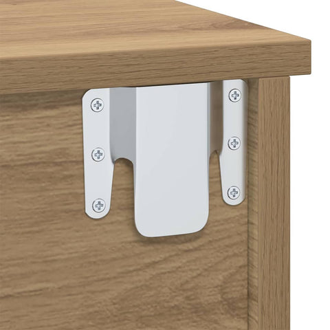 vidaXL Bedside Table Artisan Oak 40 x 31 x 15 cm Engineered Wood
