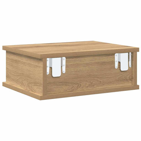 vidaXL Bedside Table 2 pcs Artisan Oak 40 x 31 x 15 cm Engineered Wood