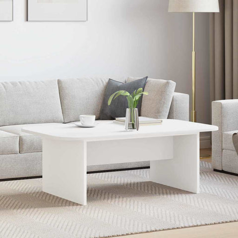vidaXL Coffee Table White 93 x 53 x 33 cm Engineered Wood