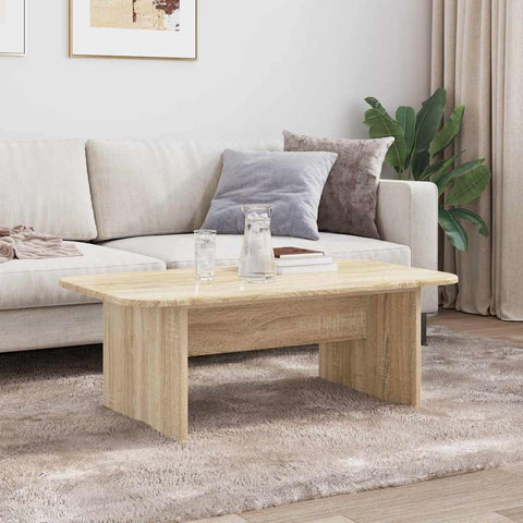vidaXL Coffee Table Sonoma Oak 93 x 53 x 33 cm Engineered Wood