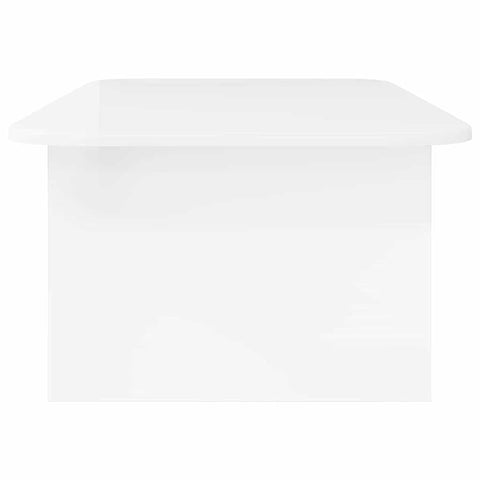 vidaXL Coffee Table High Gloss White 93 x 53 x 33 cm Engineered Wood