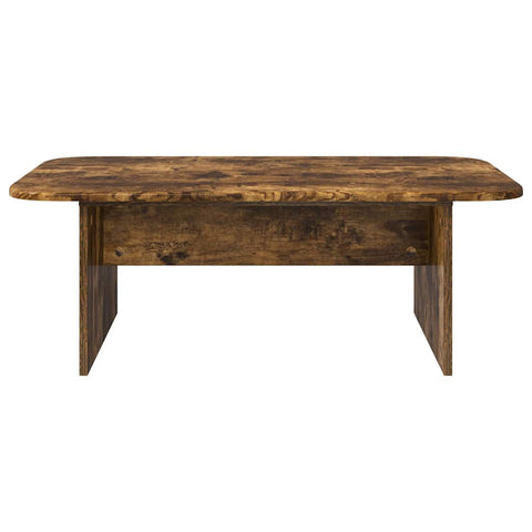 vidaXL Coffee Table Smoked Oak 93 x 53 x 33 cm Engineered Wood