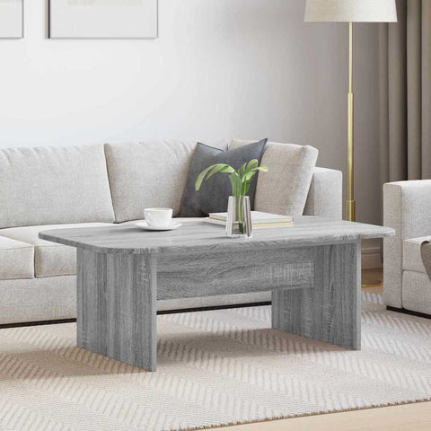 vidaXL Coffee Table Grey Sonoma 93 x 53 x 33 cm Engineered Wood