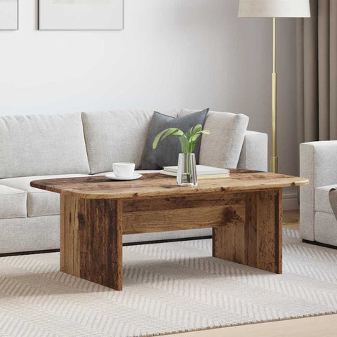 vidaXL Coffee Table Old Wood 93 x 53 x 33 cm Engineered Wood